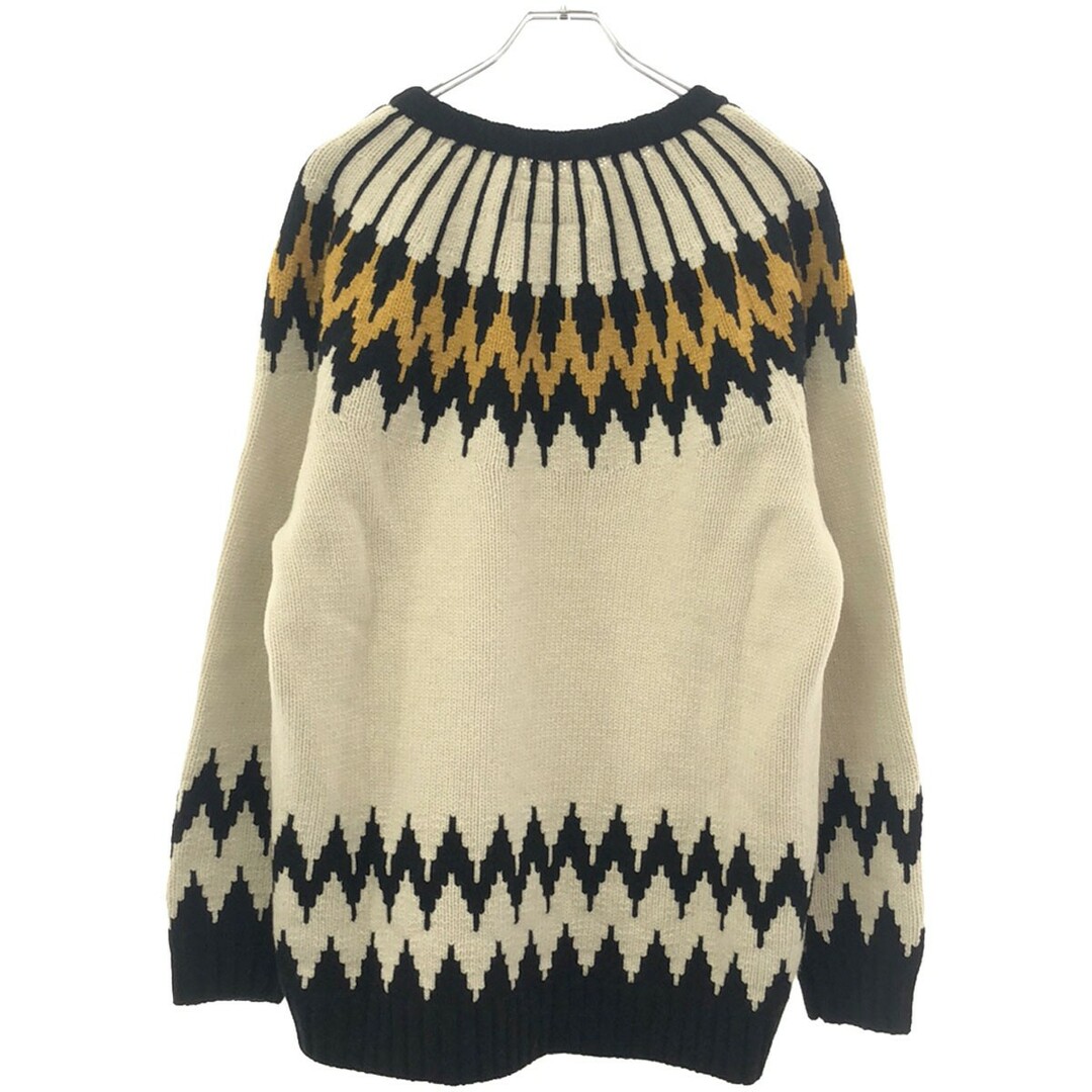 WACKO MARIA(ワコマリア)のWACKO MARIA ワコマリア 18AW NORDIC SWEATER ウールノルディックニットセーター ベージュ XL メンズのトップス(ニット/セーター)の商品写真