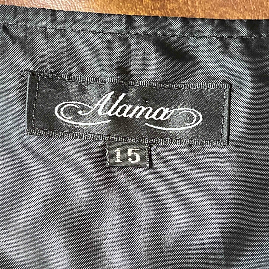 Alama フォーマル ワンピース 黒 ブラック 大きいサイズ 15号 レディースのフォーマル/ドレス(礼服/喪服)の商品写真