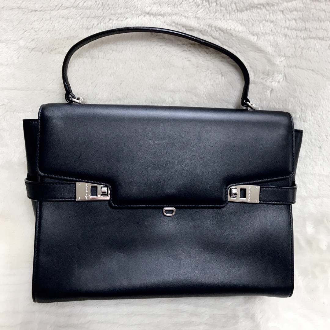 Henri Bendel(ヘンリベンデル)の美品 HENRI BENDEL オールレザー 2way ハンドバッグ ブラック  レディースのバッグ(ハンドバッグ)の商品写真