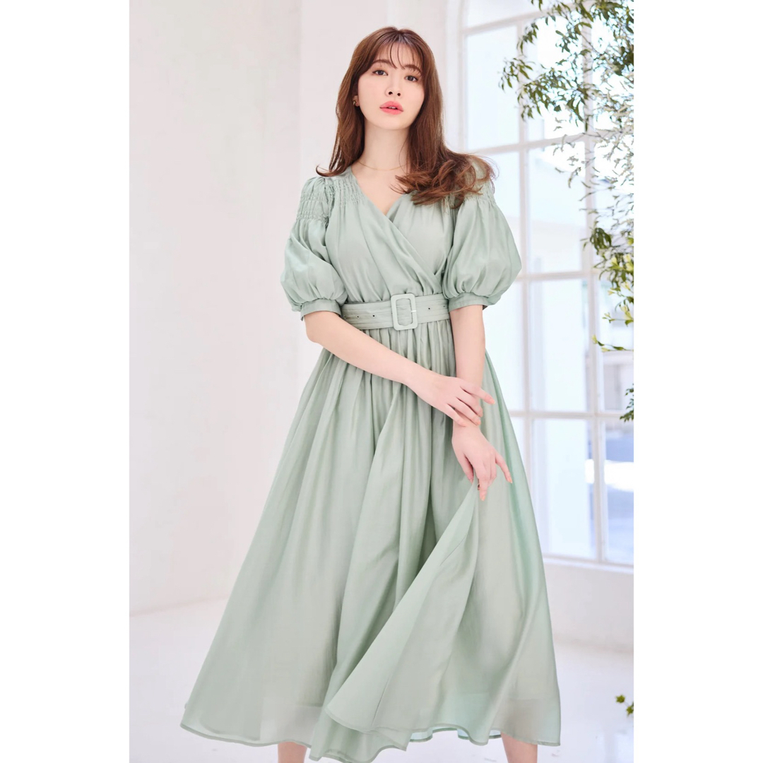 Her lip to(ハーリップトゥ)のAiry Volume Sleeve Dress herlipto レディースのワンピース(ロングワンピース/マキシワンピース)の商品写真