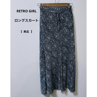 レトロガール(RETRO GIRL)のRETRO GIRL レトロガール　花柄 ロングスカート(ロングスカート)