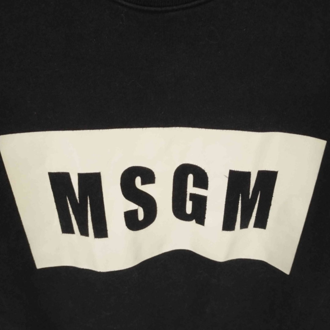 MSGM(エムエスジイエム)のMSGM(エムエスジーエム) BOXロゴグレースウェット メンズ トップス メンズのトップス(スウェット)の商品写真