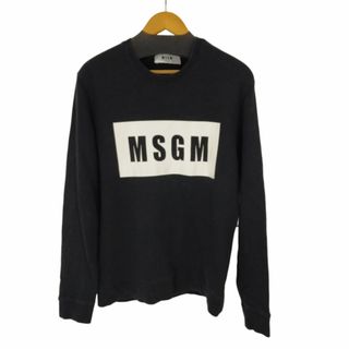 MSGM - MSGM(エムエスジーエム) BOXロゴグレースウェット メンズ トップス