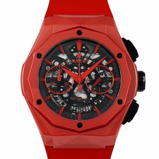 ウブロ(HUBLOT)のウブロ HUBLOT クラシックフュージョン アエロ・フュージョン オーリンスキー レッドマジック 世界限定200本 525.CF.0130.RX.ORL19 レッド/ブラック文字盤 中古 腕時計 メンズ(腕時計(アナログ))