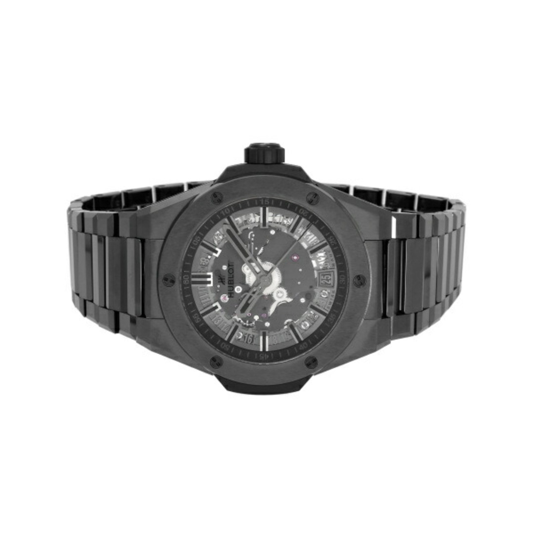 HUBLOT(ウブロ)のウブロ HUBLOT ビッグバン インテグレーテッド タイムオンリー オールブラック 世界限定250本 456.CX.0140.CX ブラック文字盤 中古 腕時計 メンズ メンズの時計(腕時計(アナログ))の商品写真