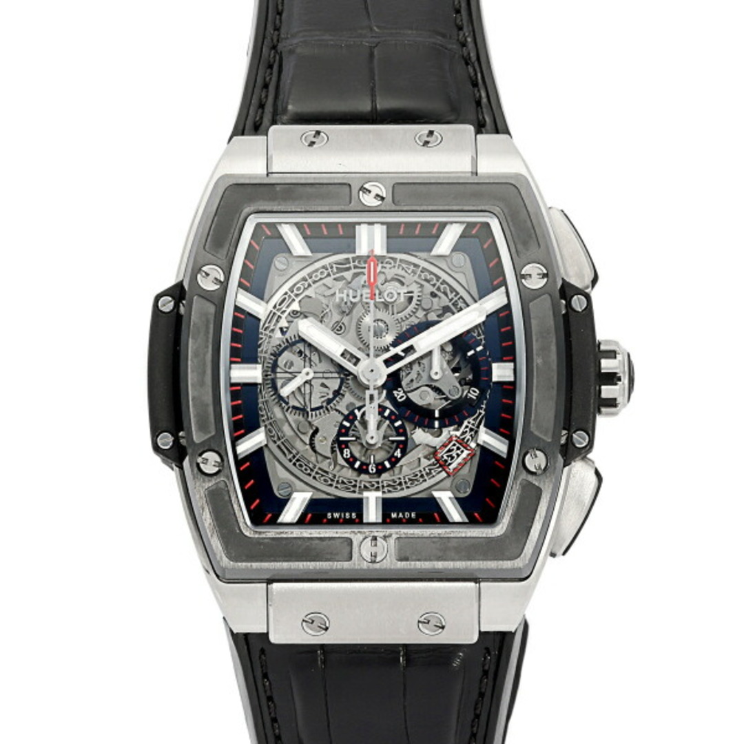 HUBLOT(ウブロ)のウブロ HUBLOT スピリット・オブ・ビッグバン チタニウム セラミック 601.NM.0173.LR グレー文字盤 中古 腕時計 メンズ メンズの時計(腕時計(アナログ))の商品写真