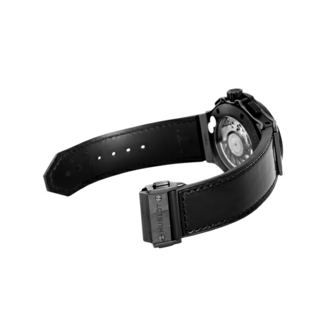 HUBLOT(ウブロ)のウブロ HUBLOT ビッグバン オールブラック シャイニー 341.CX.1210.VR.1100 ブラック文字盤 中古 腕時計 メンズ メンズの時計(腕時計(アナログ))の商品写真