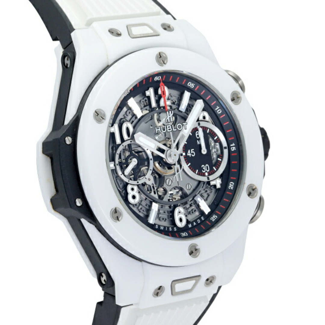 HUBLOT(ウブロ)のウブロ HUBLOT ビッグバン ウニコ ホワイトセラミック 411.HX.1170.RX グレー文字盤 中古 腕時計 メンズ メンズの時計(腕時計(アナログ))の商品写真