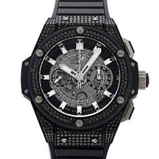 ウブロ(HUBLOT)のウブロ HUBLOT キングパワー ウニコ ブラックマジック 701.CI.0170.RX.1100 グレー文字盤 中古 腕時計 メンズ(腕時計(アナログ))