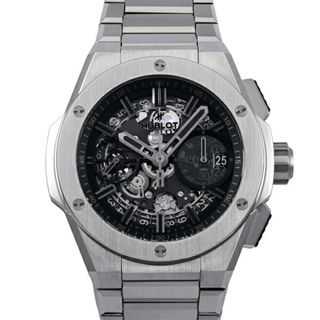 ウブロ HUBLOT ビッグバン インテグレーテッド チタニウム ブラック YOSHIDAスペシャルモデル 限定77本 451.NX.1140.NX.YOS ブラック文字盤 中古 腕時計 メンズ