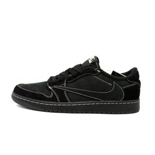 ナイキ(NIKE)のナイキ NIKE × トラヴィス スコット Travis Scott ■ 【 AIR JORDAN 1 LOW OG Black Phantom DM7866 001 】 エア ジョーダン 1 ロー ブラック ファントム スニーカー n5139(スニーカー)