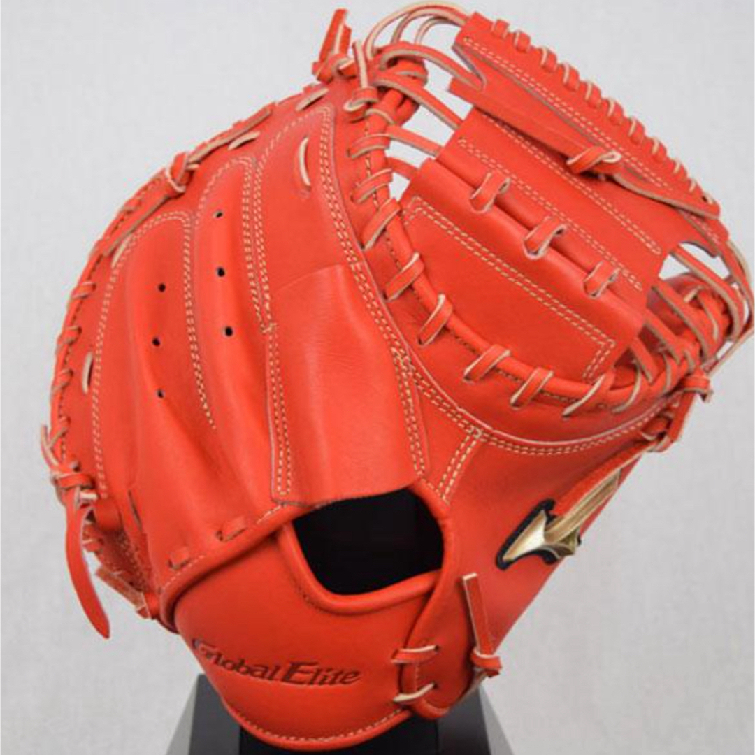 MIZUNO(ミズノ)の新品　ミズノ　グローバルエリート　野球　硬式　キャッチャーミット　捕手用 スポーツ/アウトドアの野球(グローブ)の商品写真