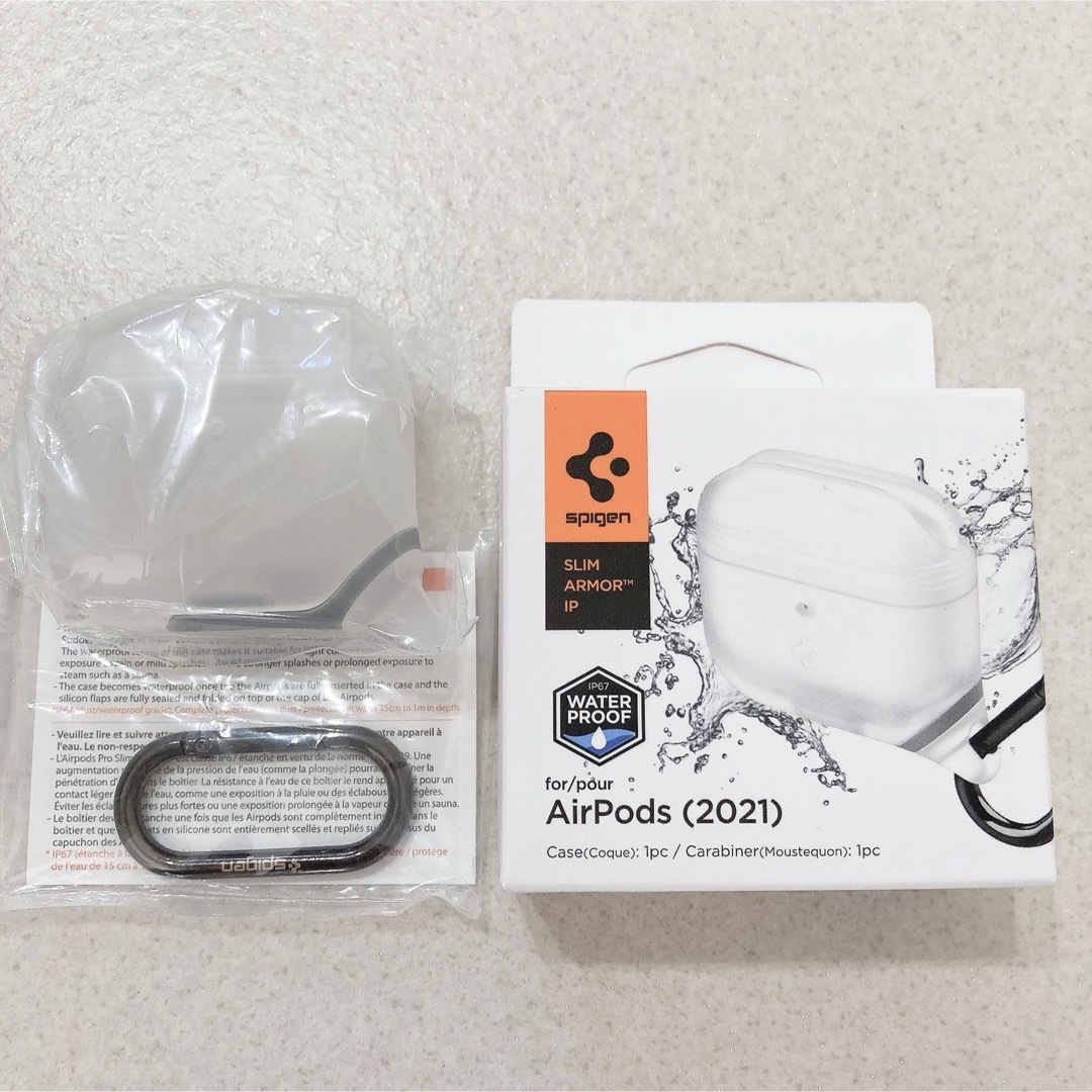 AirPods3用 シリコンケース ソフト 防水 耐衝撃 ワイヤレス充電対応 スマホ/家電/カメラのオーディオ機器(ヘッドフォン/イヤフォン)の商品写真