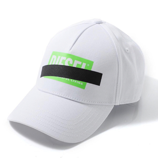 ディーゼル(DIESEL)のDIESEL キャップ 01 ロゴ　帽子 00SJ6P 0JAPG ホワイト(キャップ)