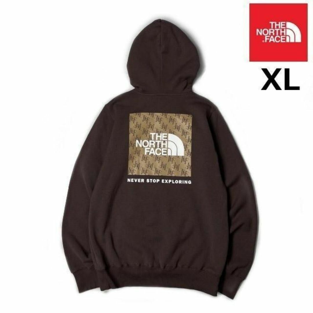 THE NORTH FACE(ザノースフェイス)のノースフェイス パーカー バックプリント US限定 (XL)茶 181130 レディースのトップス(パーカー)の商品写真