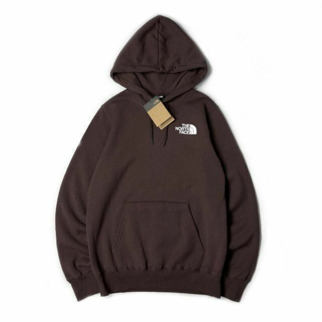 THE NORTH FACE(ザノースフェイス)のノースフェイス パーカー バックプリント US限定 (XL)茶 181130 レディースのトップス(パーカー)の商品写真