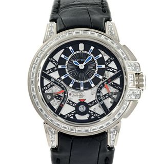 ハリー・ウィンストン HARRY WINSTON オーシャン 世界限定20本 OCEABI42WW001 ブラック文字盤 中古 腕時計 メンズ