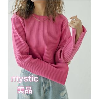 ミスティック(mystic)のmystic バックスリットショートニット(ニット/セーター)