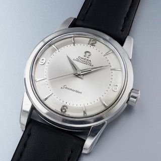 オメガ(OMEGA)の(673) オメガ シーマスター 初代モデル 1955年 日差1秒 稼働品(腕時計(アナログ))