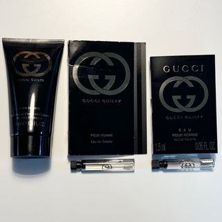 グッチ(Gucci)のGUCCI  グッチ ギルティ プールオム シャンプー 50ml + EDT(香水(男性用))