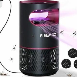 吸引式蚊取り器 fieemoo コバエ LED キッチン 寝室 リビング(その他)
