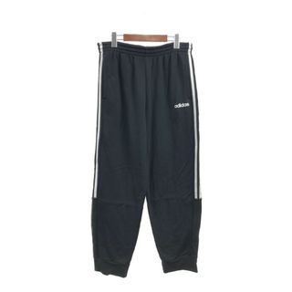 アディダス(adidas)のadidas アディダス ジャージ トラックパンツ スポーツ ブラック (メンズ L) 中古 古着 Q2763(その他)