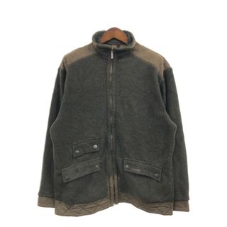 Barbour - Barbour バブアー フリースジャケット ブラウン (メンズ LARGE) 中古 古着 Q2771