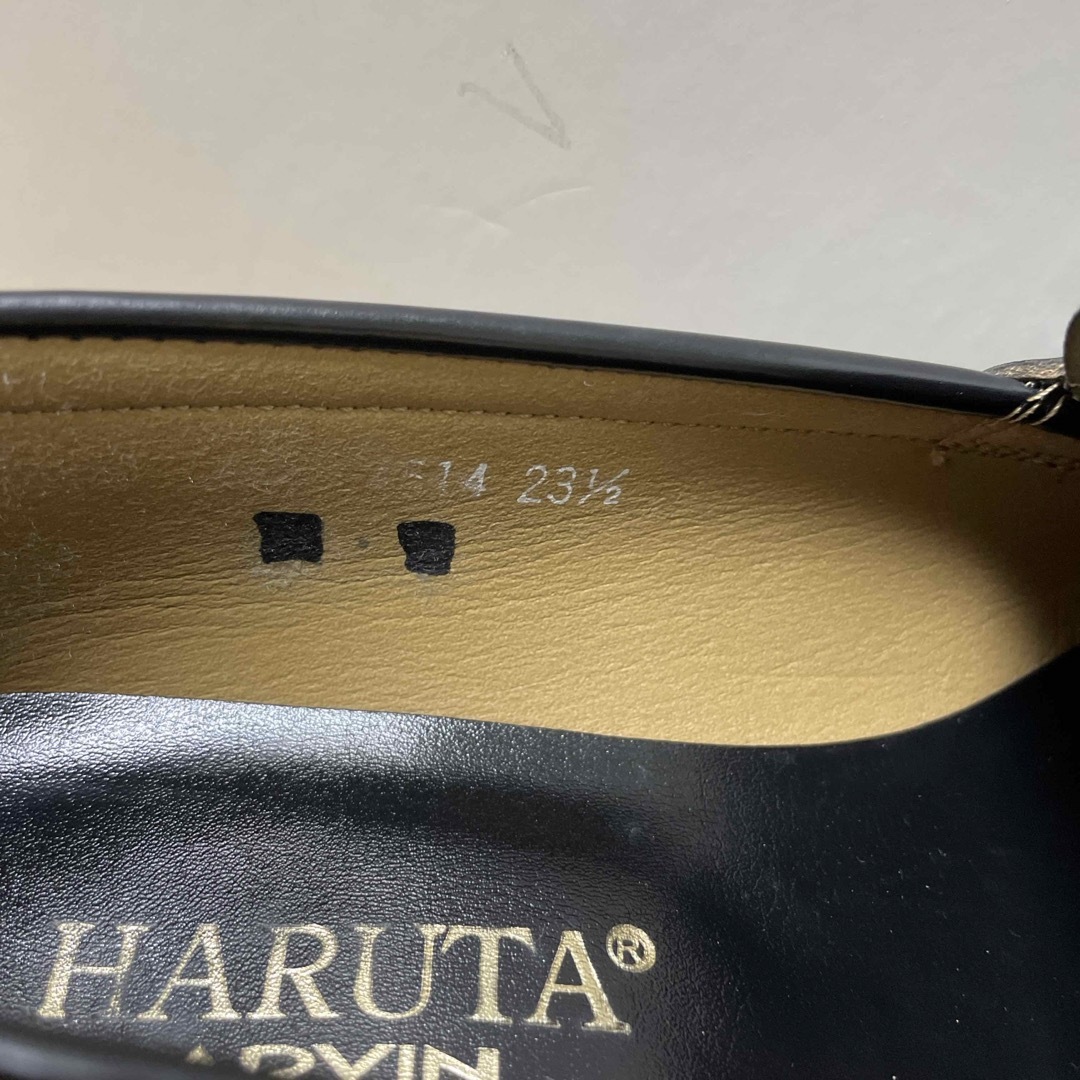HARUTA(ハルタ)のHARUTA ハルタ 4514黒 レディース 女学生向けローファー23.5センチ キッズ/ベビー/マタニティのキッズ靴/シューズ(15cm~)(その他)の商品写真