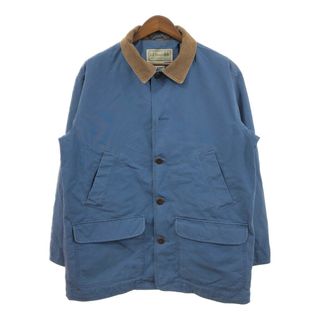 エルエルビーン(L.L.Bean)のL.L.Bean エルエルビーン ハンティングジャケット アウトドア ブルー (メンズ L) 中古 古着 Q2786(その他)