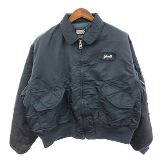 schott - Schott ショット CWU-R フライトジャケット ミリタリー ネイビー (メンズ X-LARGE) 中古 古着 Q2785