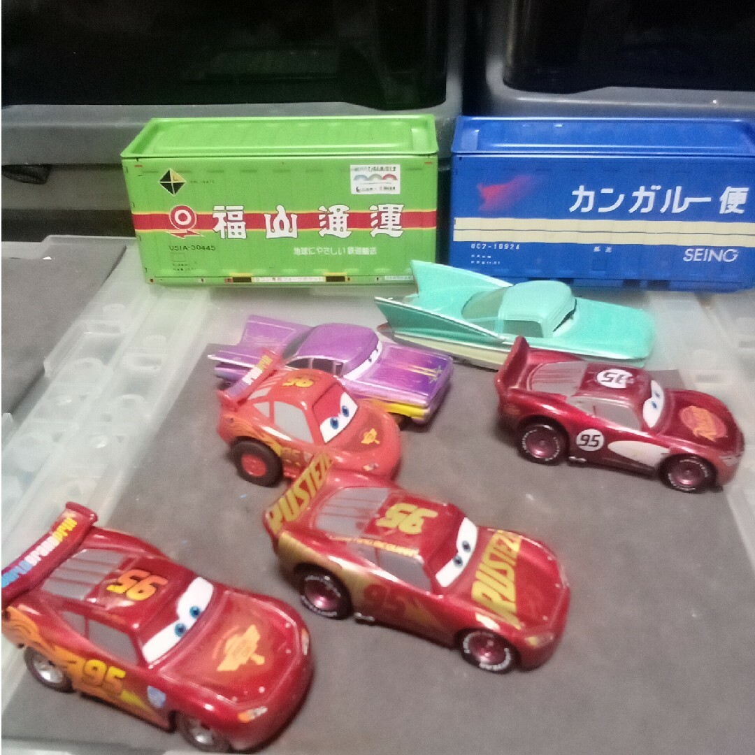 トミカ カーズ  / チョロQ 6台　ライトニングマックイーン / ラモーン エンタメ/ホビーのおもちゃ/ぬいぐるみ(ミニカー)の商品写真