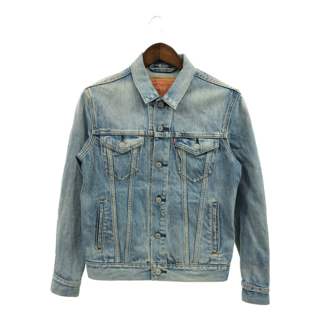 Levi's(リーバイス)のLevi's リーバイス 72334 デニム トラッカージャケット アメカジ ブルー (メンズ S) 中古 古着 Q2838 メンズのジャケット/アウター(Gジャン/デニムジャケット)の商品写真