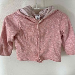 ベビーギャップ(babyGAP)のベビーギャップ　パーカー　ピンク色　70.80cm(ジャケット/コート)