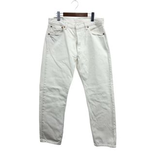 リーバイス(Levi's)の90年代 カナダ製 Levi's リーバイス 501 カラー デニムパンツ アメカジ ホワイト (メンズ W34 L32) 中古 古着 Q2840(その他)