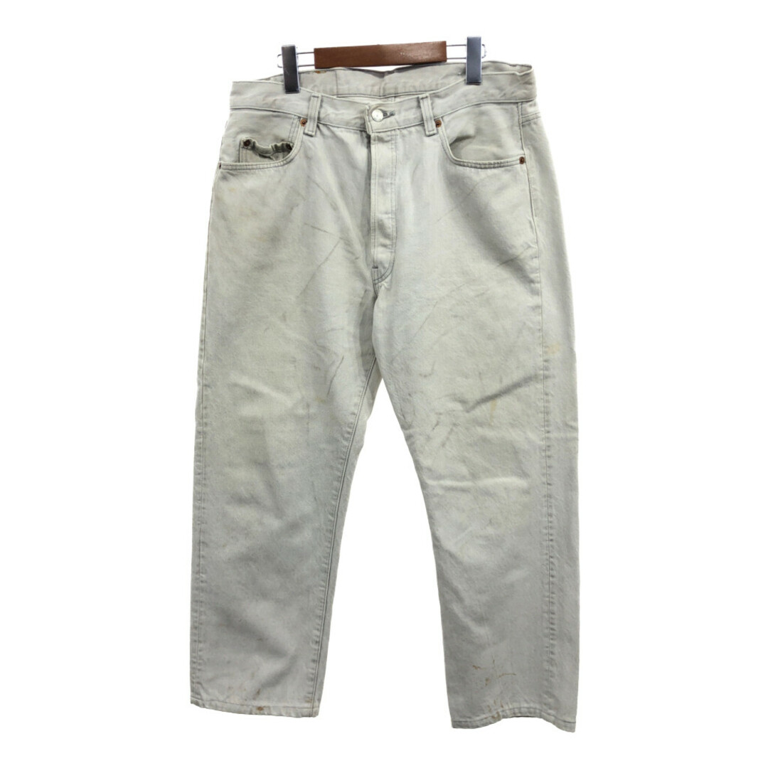 Levi's(リーバイス)の80年代 USA製 Levi's リーバイス 501-0557 デニムパンツ アメカジ ホワイト (メンズ W36 L34) 中古 古着 Q2848 メンズのパンツ(デニム/ジーンズ)の商品写真