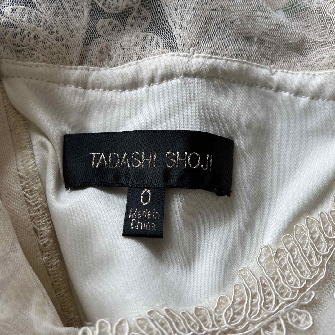 TADASHI SHOJI(タダシショウジ)のTadashi Shoji long dress 0 リボンベルト付き レディースのワンピース(ひざ丈ワンピース)の商品写真