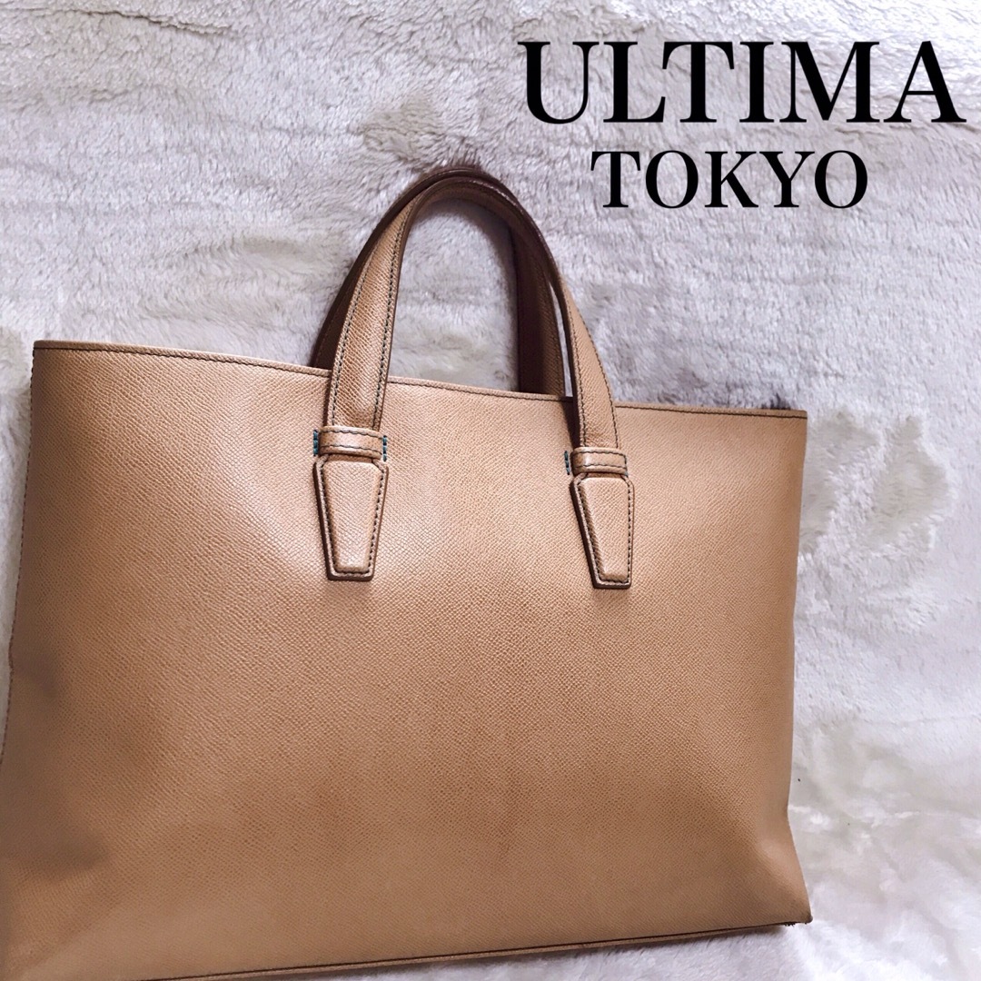 ultima TOKYO(ウルティマトーキョー)の美品 ultima tokyo オールレザー ビジネスバッグ トートバッグ  メンズのバッグ(ビジネスバッグ)の商品写真