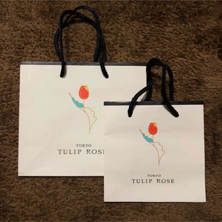 TULIP ROSEのショップ袋(大小) 紙袋(ショップ袋)