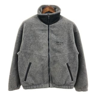 エディーバウアー(Eddie Bauer)の90年代 USA製 Eddie Bauer エディーバウアー EBTEK フリースジャケット アウトドア 防寒 グレー (メンズ S) 中古 古着 Q2989(その他)