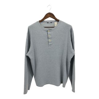 ギャップ(GAP)のGAP ギャップ 長袖Ｔシャツ アメカジ グレー (メンズ XL) 中古 古着 Q2993(Tシャツ/カットソー(七分/長袖))