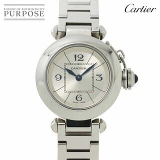 カルティエ(Cartier)のカルティエ Cartier ミスパシャ W3140007 レディース 腕時計 シルバー 文字盤 クォーツ ウォッチ Miss Pasha VLP 90224666(腕時計)