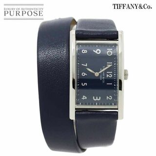 ティファニー(Tiffany & Co.)のティファニー TIFFANY&Co. イーストウエスト 34677344 レディース 腕時計 ネイビー 文字盤 クォーツ ウォッチ East West VLP 90229273(腕時計)