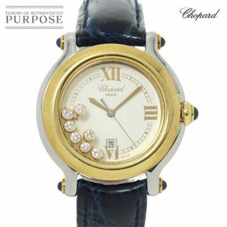 Chopard - ショパール Chopard ハッピースポーツ コンビ 27/8239-23 メンズ デイト 7P ムービングダイヤ K18YG クォーツ Happy Sports VLP 90229652