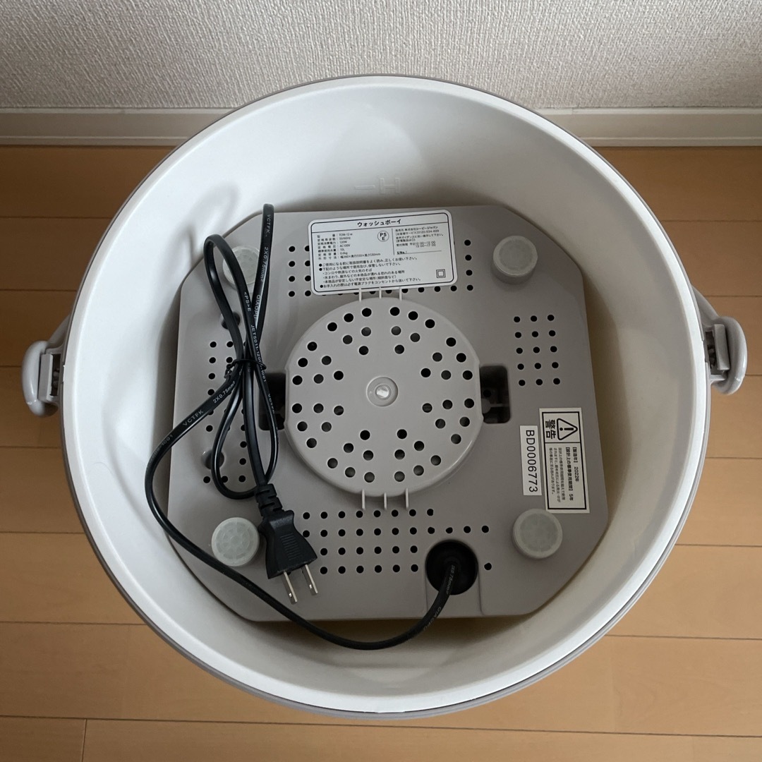 WASHBOY TOM-12W(1台) スマホ/家電/カメラの生活家電(洗濯機)の商品写真