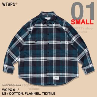 ダブルタップス(W)taps)のWTAPS WCPO 01 LS COTTON FLANNEL シャツ S(シャツ)