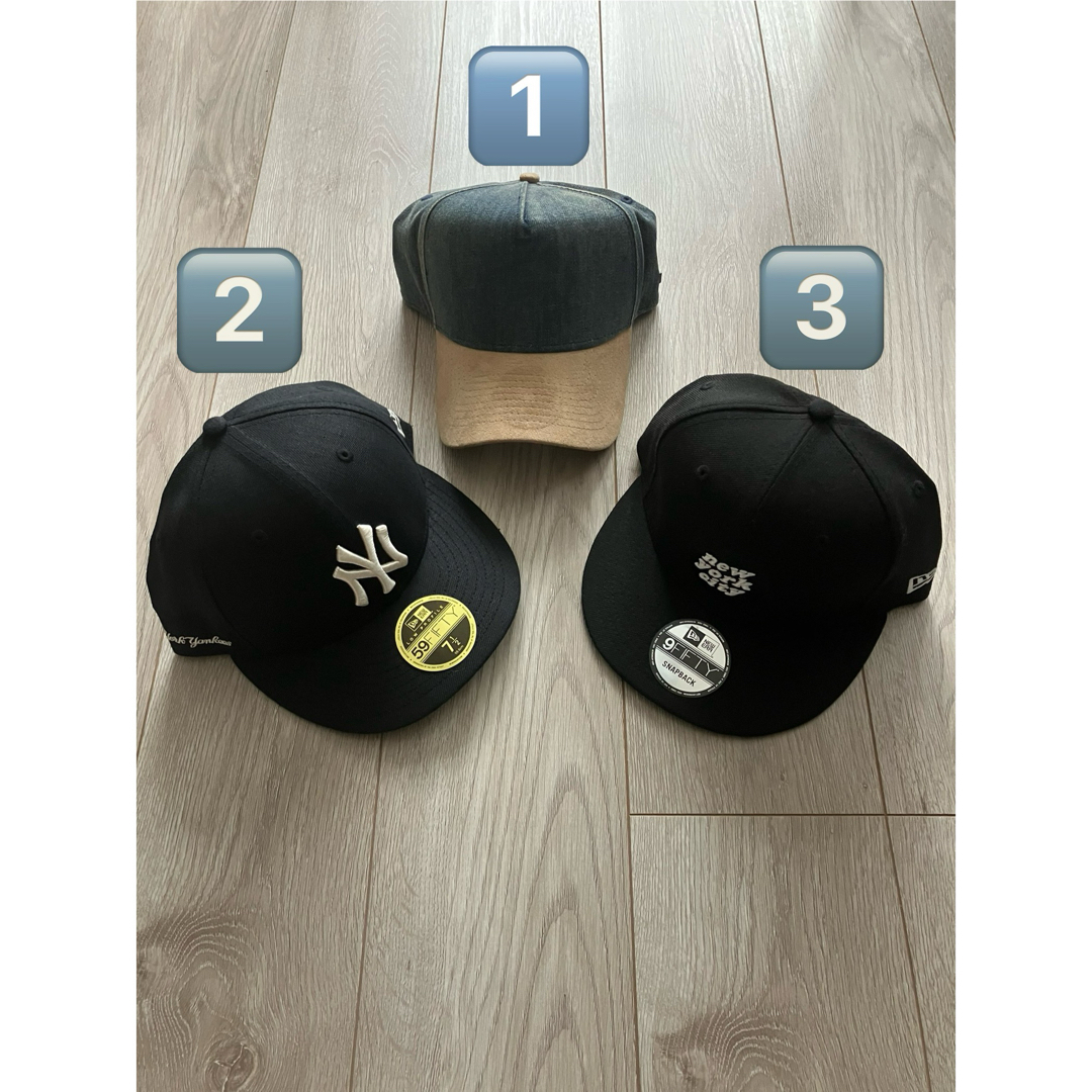 NEW ERA(ニューエラー)のNew Era 3個セット メンズの帽子(キャップ)の商品写真