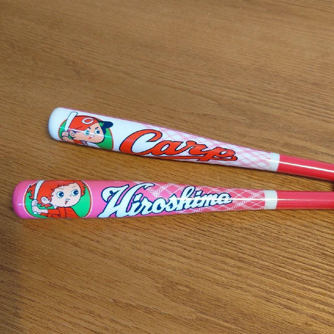 広島カープ　バット型メガホン　ピンク スポーツ/アウトドアの野球(応援グッズ)の商品写真
