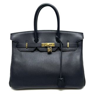 エルメス(Hermes)のエルメス バーキン35 トゴ バッグ トートバッグ ブルーインディゴ ブルー ダークブルー(トートバッグ)