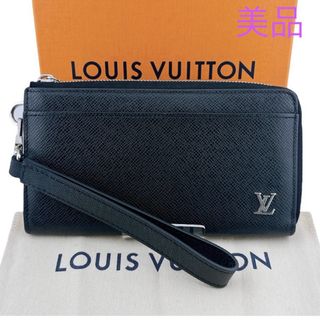 ルイヴィトン(LOUIS VUITTON)のルイヴィトン タイガ ジッピードラゴンヌ 長財布 M69409 ブラック メンズ(長財布)