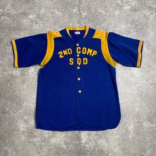 50's Rip Iey's ベースボールシャツ リップレイズ ゲームシャツ ヴィンテージ vintage 304U(シャツ)